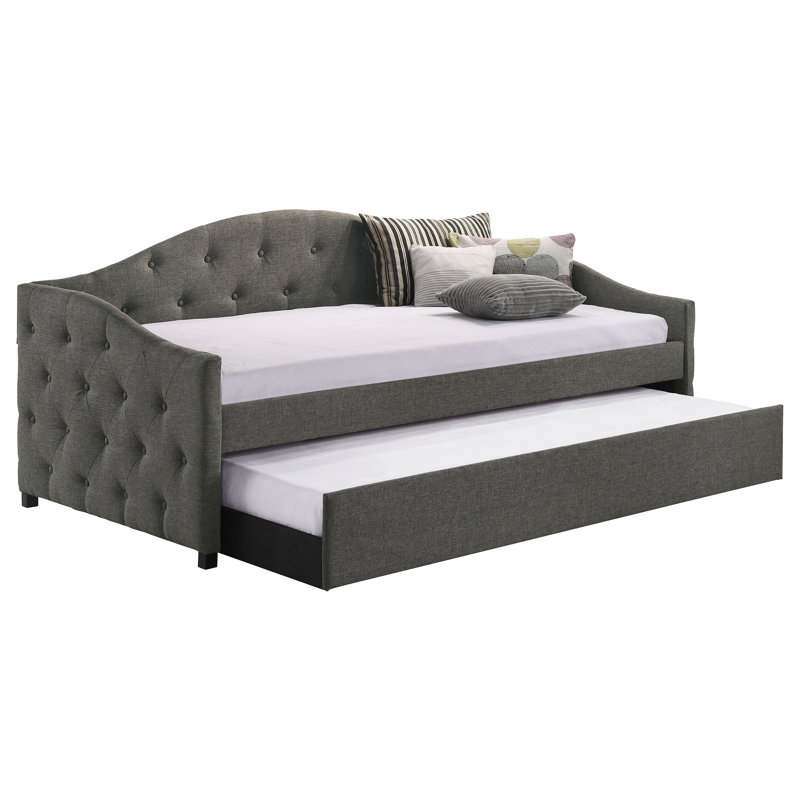 Lit de jour simple Alexyia, Gris