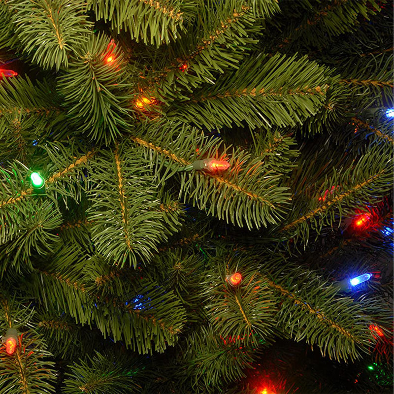 120' Lighted Christmas Tree, Clear/White Lights, 4.5'
