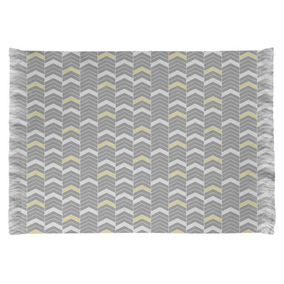 Chenille Chevron Indoor Rug