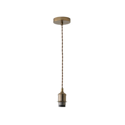 Alajuwon 1 - Light Brushed Brass Pendant