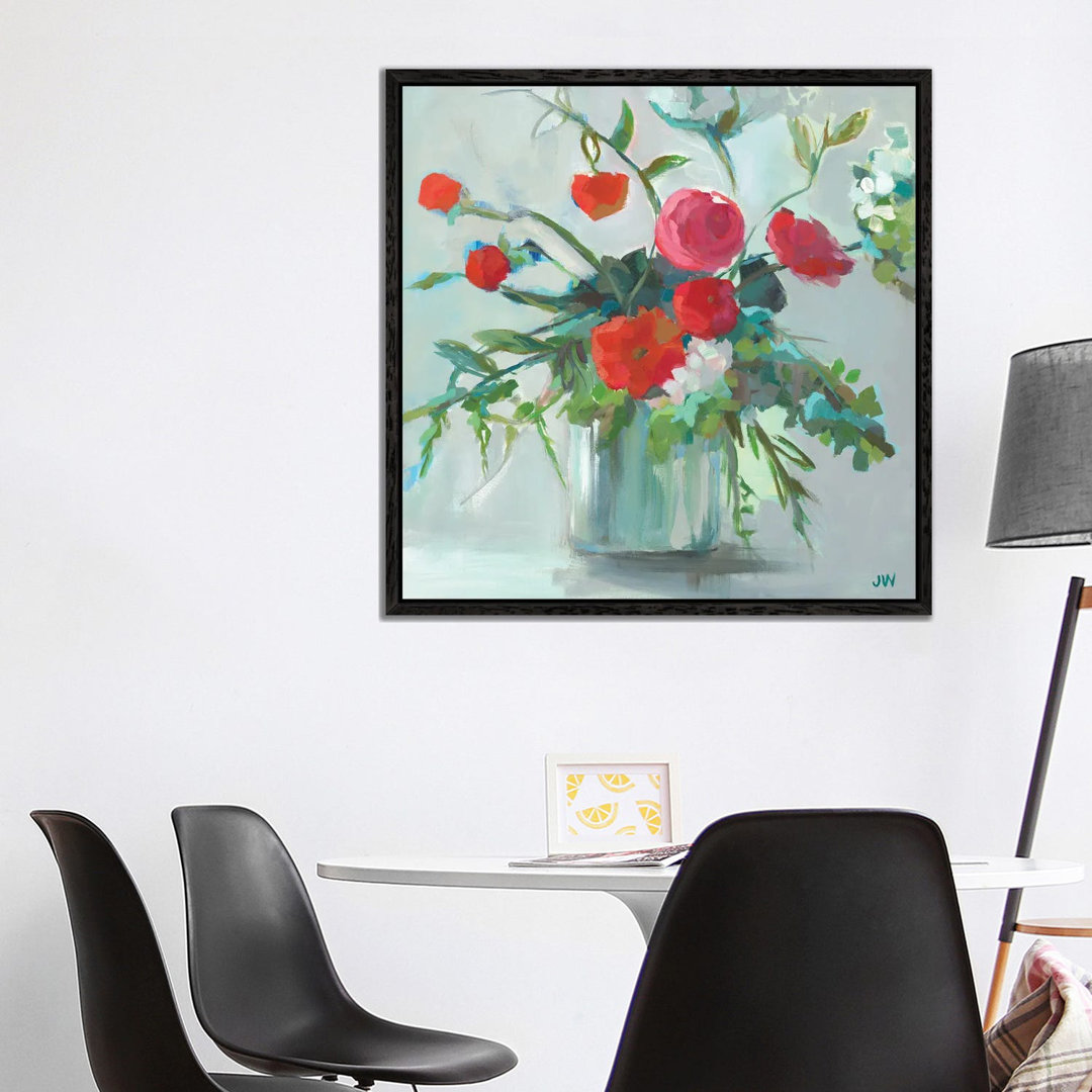 Red Ranunculus by Jenny Westenhofer - Gallery-Wrapped Canvas Giclée on Canvas