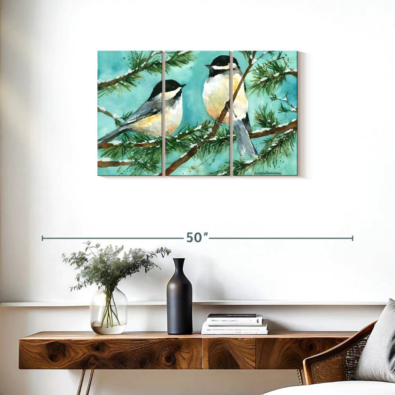 Chickadee Chat, 20" H x 33" W