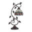 Lampe de table 1 lumière Edwinton de style Tiffany en bronze foncé de 8 po de large Tiffany