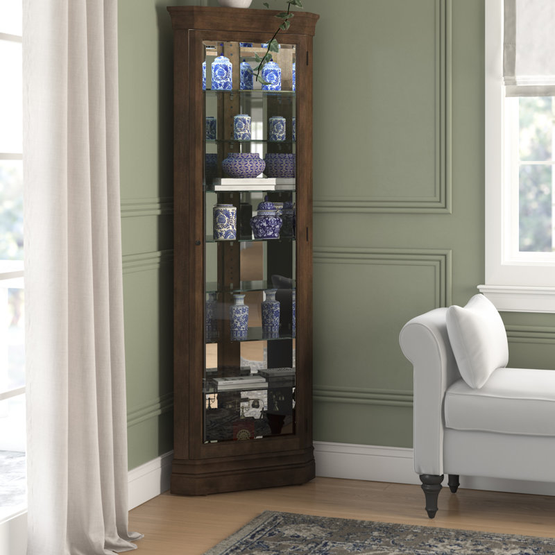 Vitrine lumineuse Delorenzo, Brun