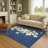 Premium Machine Washable Castillon AMF1825 Stars and Presents Holiday Rug-402611269