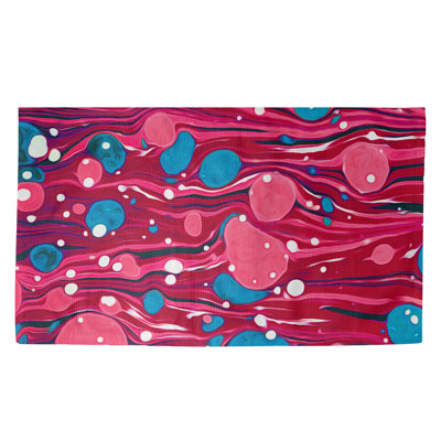 Tapis rouge à tourbillons paint Mcguigan