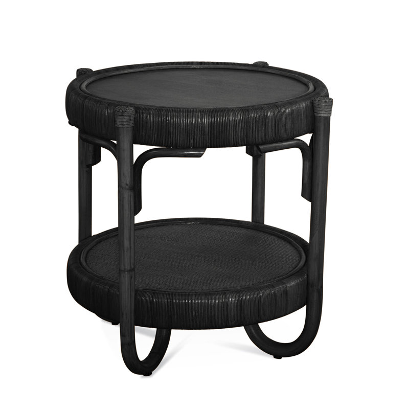 Willow Creek End Table, Antique Black