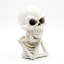 Statue de buste squelette pensant, figurine de squelette en résine, décoration de table gothique d'Halloween