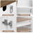 UrbanStyle 55.1" Kitchen Sideboard, Buffet Cabinet-2006507438