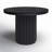 Ione Round Marble Top Metal Base Dining Table-812957117