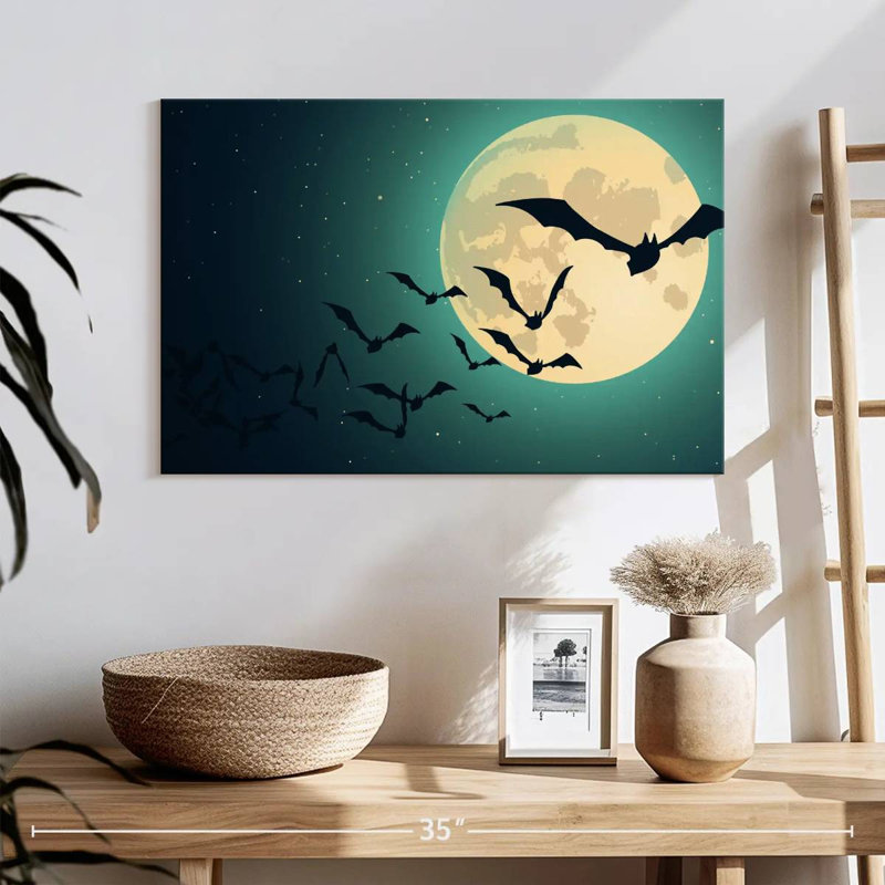Les chauves-souris de la nuit, H 16 po x l 24 po
