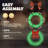Faux Lighted Wreath-525410255-484124750