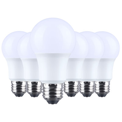 DEL A19 9,8 watts - IRC 90+ - Base moyenne - Plastique - 120 volts