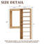 Système de garde-robe modulaire, design polyvalent et personnalisable pour un rangement et une organisation efficaces, en bois-1182339960