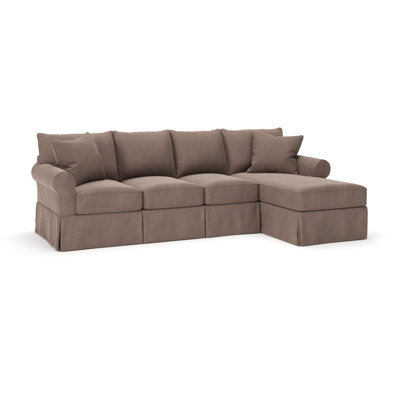 Amari Slipcovered Chaise Sectional