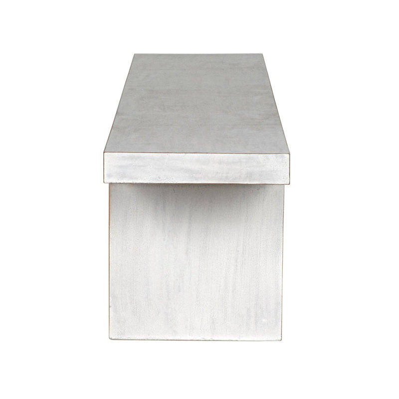 Kir Solid Wood Dining Bench, White