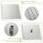 Ceiling Mounted Dual Shower Head, 16 Inch, Brushed Nickel Inch-121076822