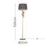 Meggan 150cm Traditional Floor Lamp-44251624-44251622-44251620