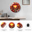 Horloge murale élégante avec art coucher de soleil - Horloge murale moderne 24 po