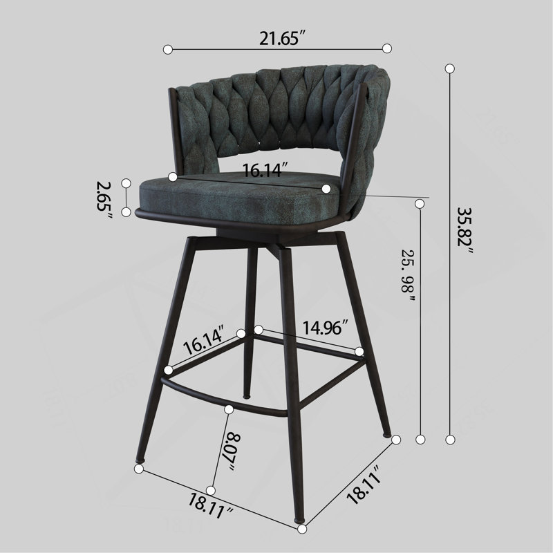 Ensemble de tabourets de bar 26 po