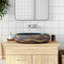 Metro Lane Bridgemon 59mm L x 40mm W Brown/Blue Ceramic Oval Sink