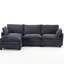 Grand velours avec et double coussin - Comfy Furniture Canapé rembourré 2 coussins lombaires-1926088849