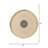 Sundial Seagrass Round Wall Art-106262113
