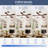 52" 5-Blade Modern Ceiling Fan with Dimmable LED Light, 3CCT, Two Downrods, and Remote Control