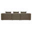 Vector 4 Seater Modular Corner Sofa Fabric 301cm L Shaped Sectional-140749283
