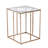 Nicholance Glass Top End Table