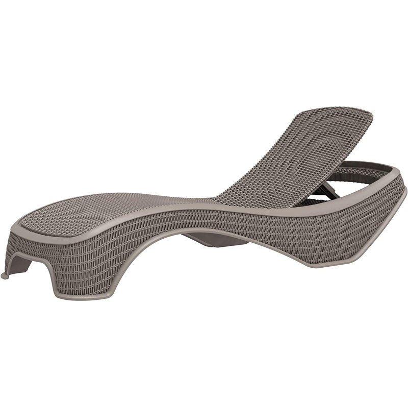 Ingifrith 200cm Long Reclining Single Chaise, Grey