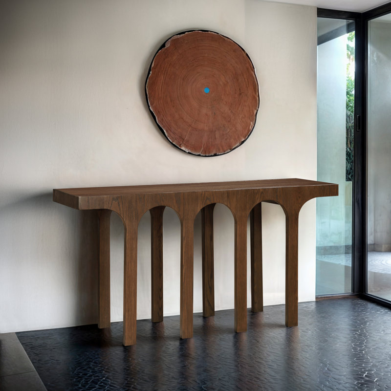 Brint Console Table, Brown, 31" H x 58" W x 18" D