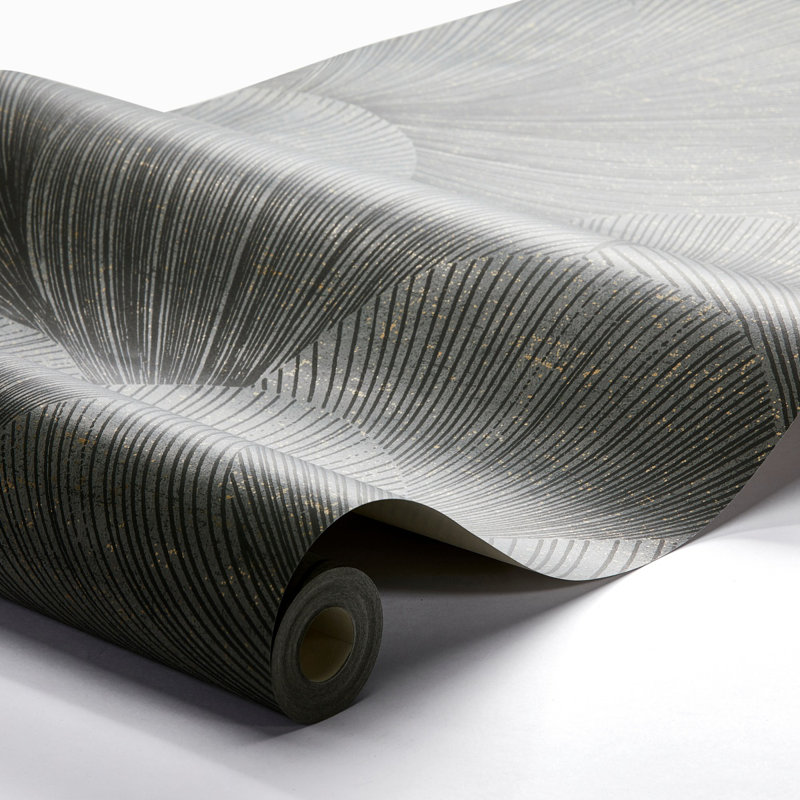 Boråstapeter Mirage Wallpaper, Charcoal