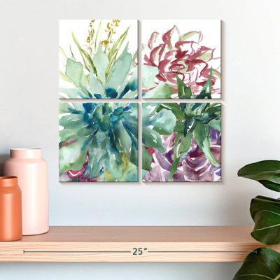Aquarelle Harnek Succulent Garden II
