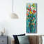 «Tall Bright Flowers I» par Silvia Vassileva, art mural en verre acrylique-1845440163