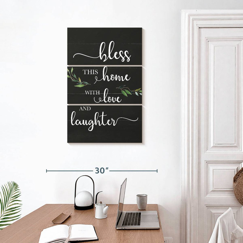 Kema Love And Laughter II Wall Sign, 32" H x 20" W