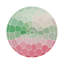 Sous-verres ronds en cuir Mosaico Palm Beach-119015076
