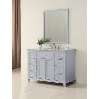 Meuble-lavabo simple de 48 po pour la salle de bain Otto