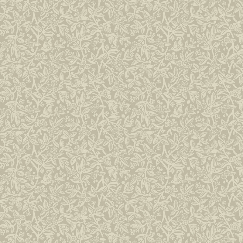 Laura Ashley Nutgrove Stone Grey Wallpaper, Grey