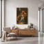 «Madonna of Divine Love» par Raphael, art mural en métal doré, 24 po x 36 po-2110401660