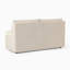 Banc de rangement rembourré beige avec rangement-112460233