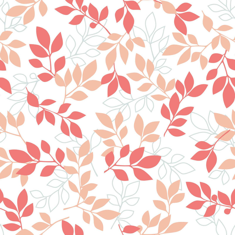 Hildmar Peel & Stick Floral Tile, 126" L x 24" W