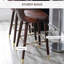 Hanah Upholstered Counter Stool with Solid Wood Frame