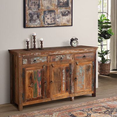 Achilles Solid Wood Accent Cabinet