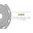 Endurathane Loera Ceiling Medallion, 26 5/8"OD x 4 1/2"ID x 1 3/8"P (Fits Canopies up to 6 1/4"), Hand-Painted Americana Finish-29001009