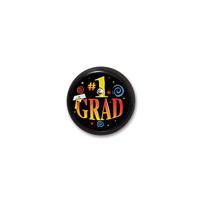 Bouton # 1 clignotant - 2 po - paquet de 6