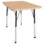 Laminate Adjustable Rectangle Activity Table-92311981