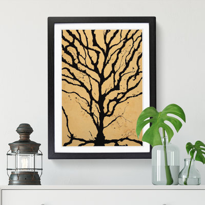 FRM-V0523-109X Apple Tree Expression 1 Piece Single Picture Frame Wall Art