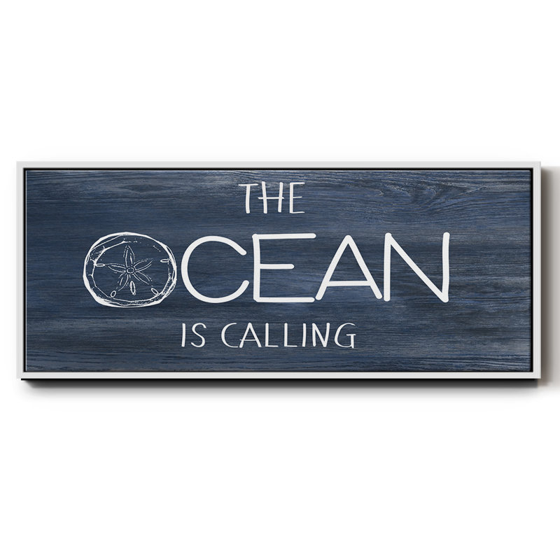 «Ocean Calling», toile encadrée, H 24 po x l 60 po