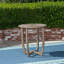 Table d'appoint ronde pour l'extérieur
